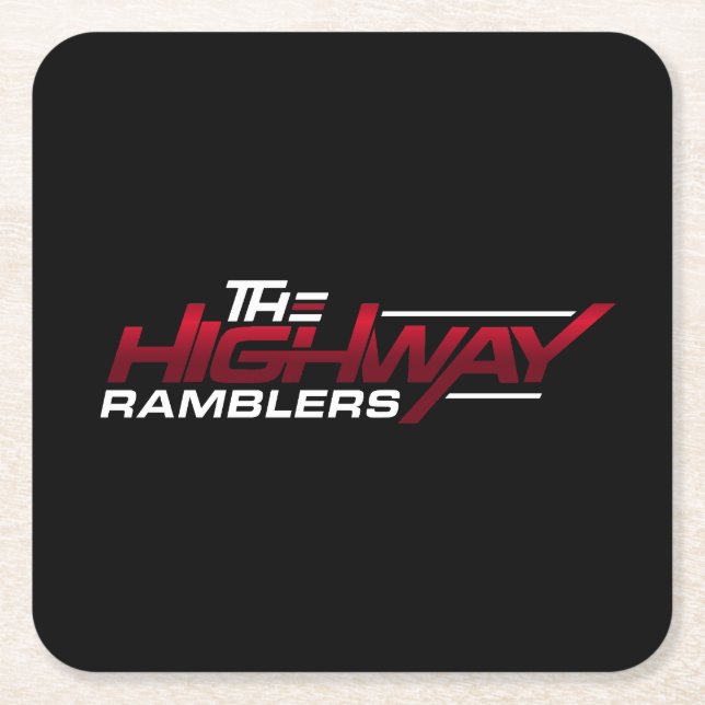 Pulpboard-Untersetzer Rechteckiger Pappuntersetzer (Vorderseite)