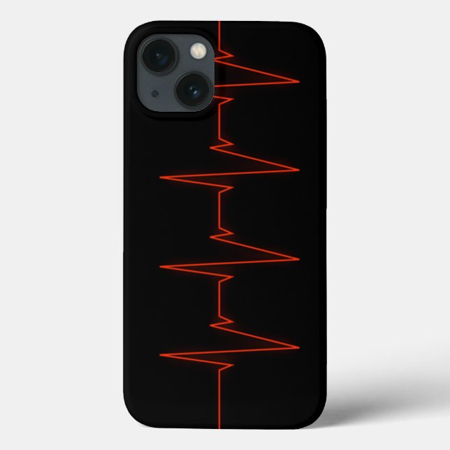 Puls der Herzfrequenz Case-Mate iPhone Hülle (Rückseite)