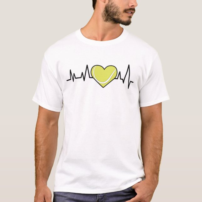 Puls des Herzschlages - Tennis T-Shirt (Vorderseite)