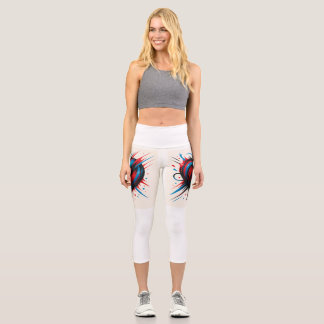 "Puls Pop Capri Leggings - Kunst in jedem Schritt"
