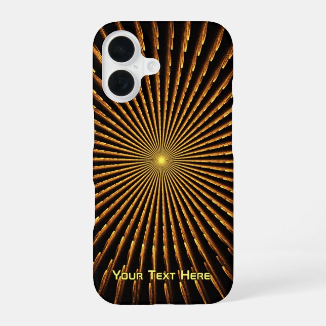 Pulsar iPhone 16 Hülle (Rückseite)