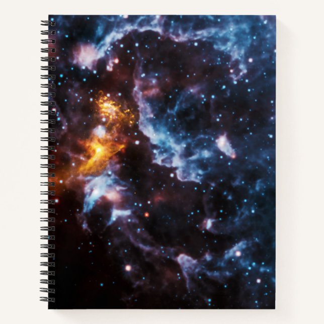 Pulsar Neutron Star Galaxy Image Notizbuch (Vorderseite)