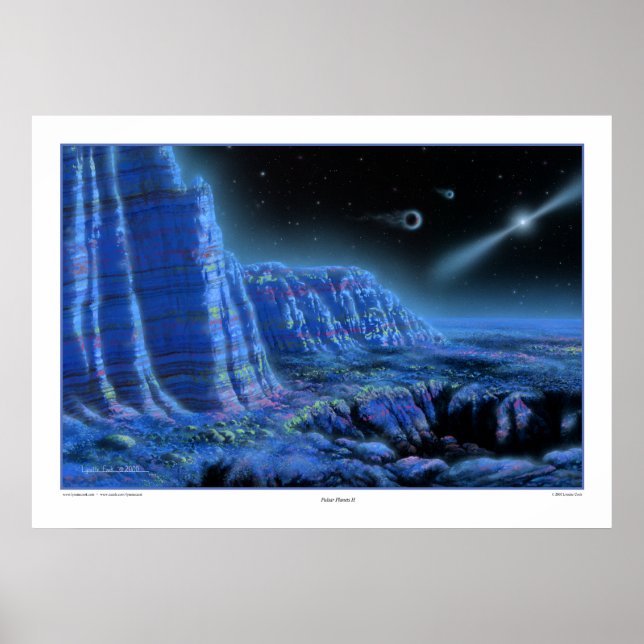 Pulsar Planeten II Print Poster (Vorne)