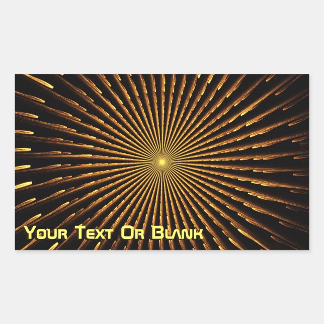 Pulsar Rechteckiger Aufkleber (Vorderseite)