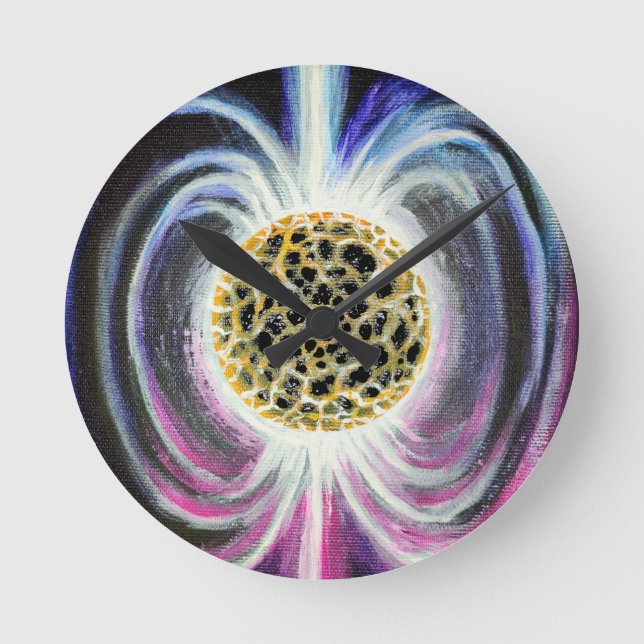 Pulsar Runde Wanduhr (Vorderseite)