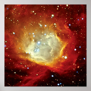 Pulsar SXP 1062 Supernova-Überrest NASA Weltraumfo Poster