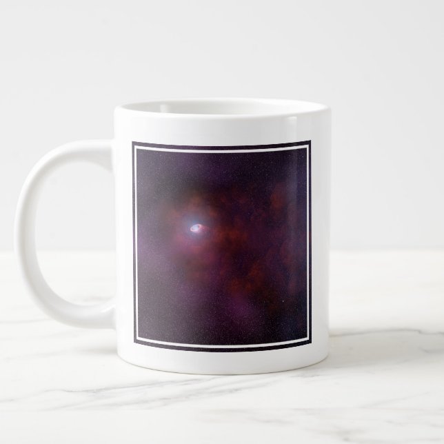 Pulsar windet von einem Neutronenstern. Jumbo-Tasse (Links)