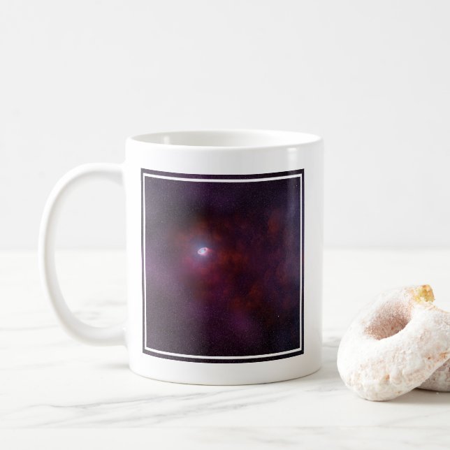 Pulsar windet von einem Neutronenstern. Kaffeetasse (Mit Donut)