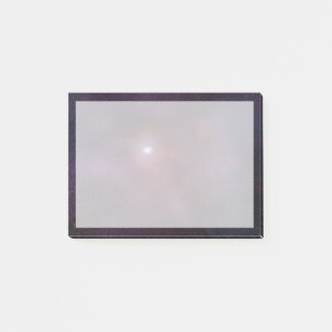 Pulsar windet von einem Neutronenstern. Post-it Klebezettel