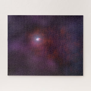 Pulsar windet von einem Neutronenstern. Puzzle