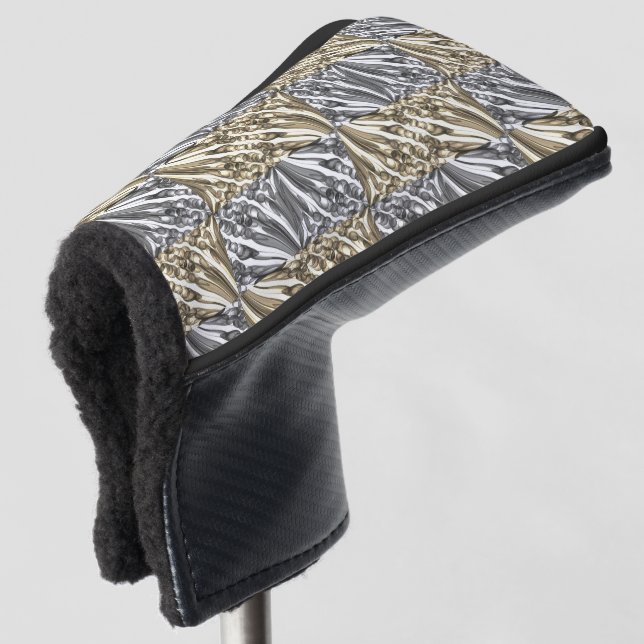 Pulsblase Spaß / Schwarz & Weiß / Sepia / Golf Headcover (3/4 Vorderseite)