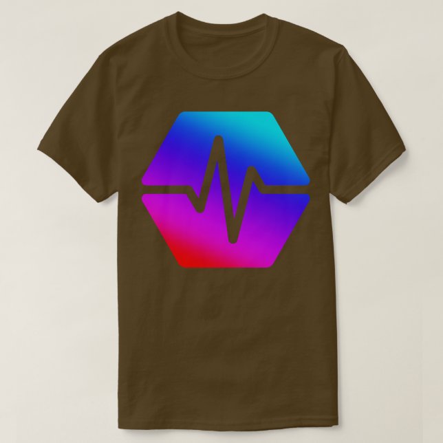 PulseChain Cryptowährung PLS Blockchain T-Shirt (Design vorne)