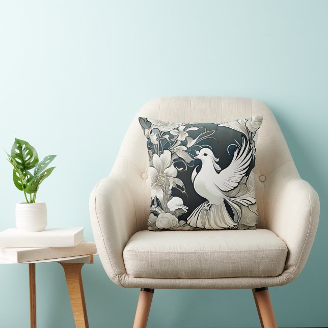 Pulsierende Eleganz Kissen (Pulsating Elegance Throw Pillow
)