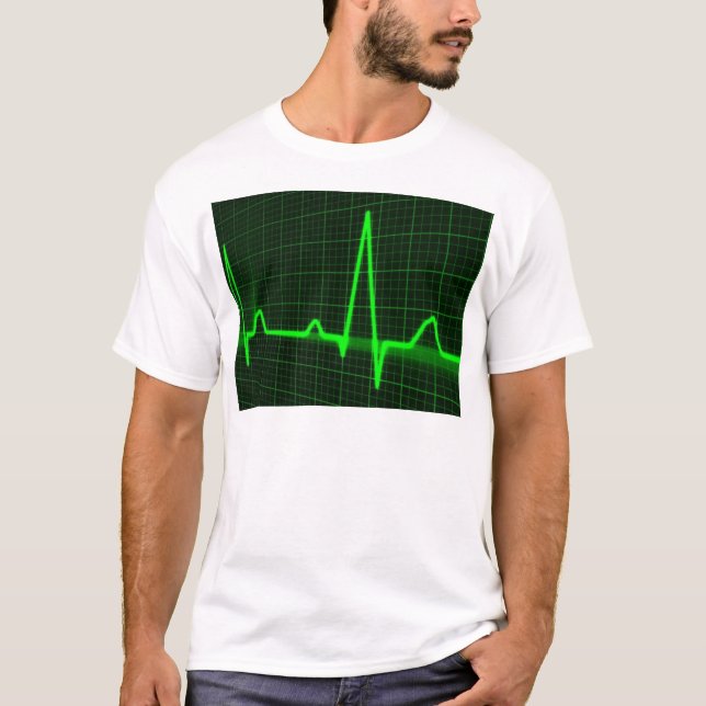 Pulsspurmuster T-Shirt (Vorderseite)