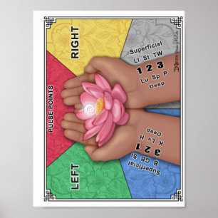 Pulstabelle für Notebooks Poster