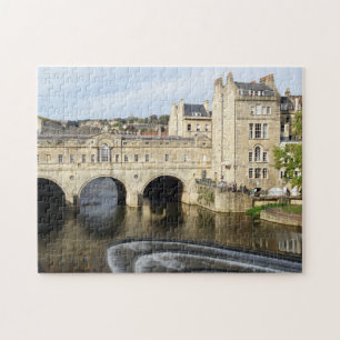 Pulteney Bridge und River Avon, Bath, England Puzzle