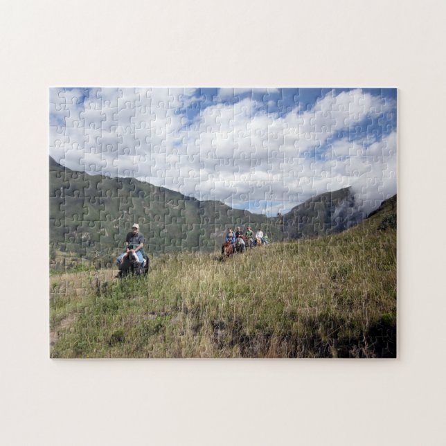 Pululahua Vulkan-Krater, Ecuador-Puzzlespiel Puzzle (Horizontal)