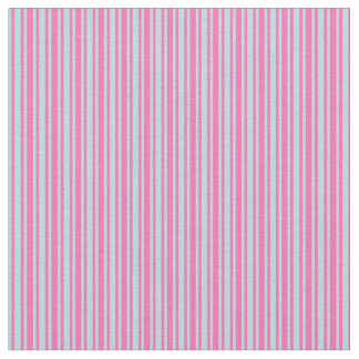 Pulver Blau- und Hot-Pink-farbene Linien Stoff
