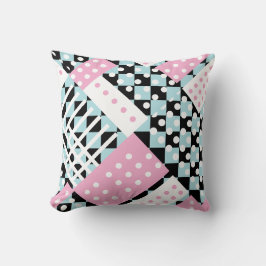 Pulver blau und rosa kissen