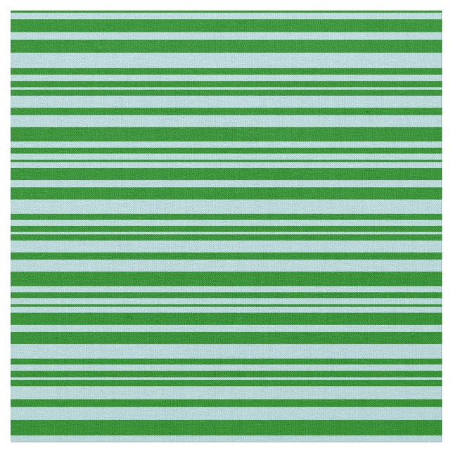 Pulver Blaue und grüne Streifen Stoff (Nahaufnahme)