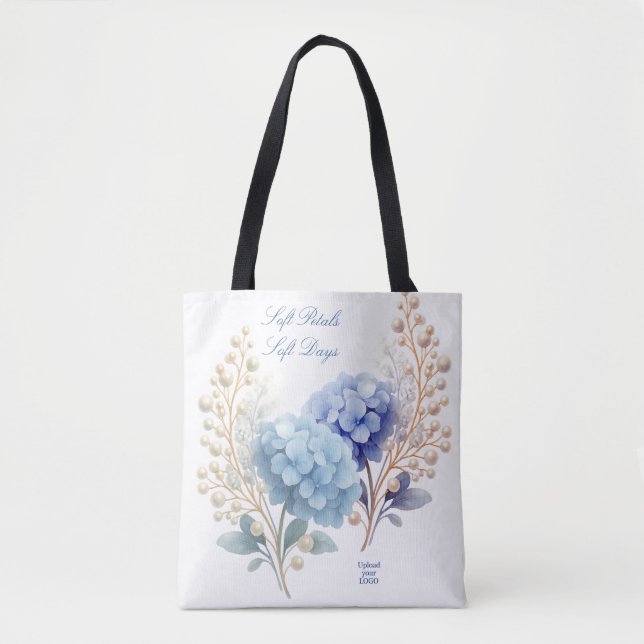 Pulver Blue Hydrangea Wasserfarbe Kundenloyalty (Vorderseite)