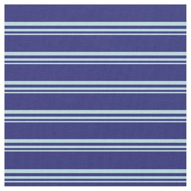 Pulver Blue und Midnight Blue Streifen Stoff (Nahaufnahme)