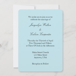 Pulver Blue White Schlicht Simple Weditation Einladung