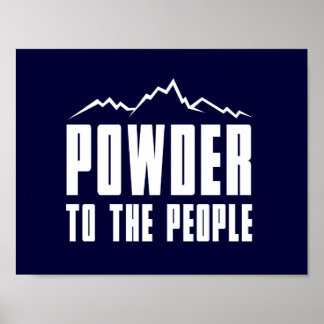 Pulver für die Menschen Poster
