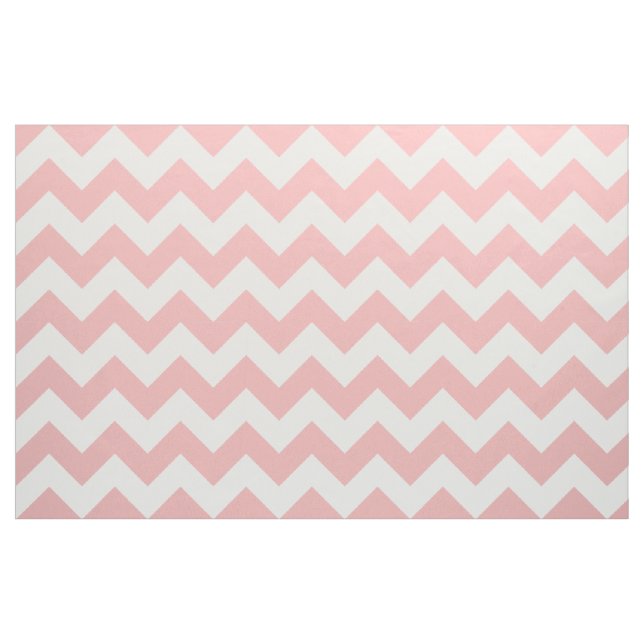 Pulver Pink Zickzack Zigzag Fabric Stoff (Yard (91,4 cm))