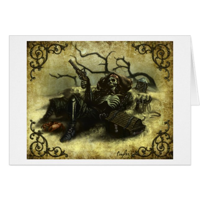 "Pulver u. Knochen" (leere innere) (Vorderseite (Horizontal))