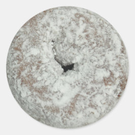 Pulver-Uger runden glänzende Aufkleber