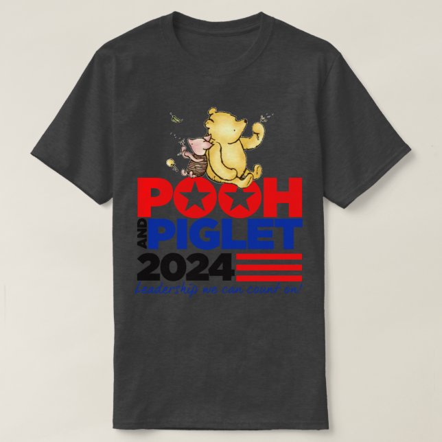 Pulver und Piglet T-Shirt (Design vorne)