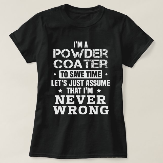 Pulverbeschichtung T-Shirt (Design vorne)