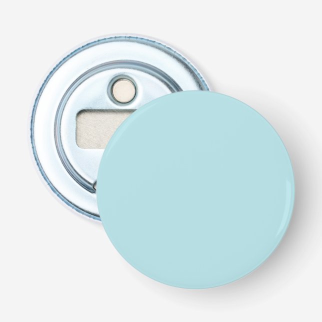 Pulverblau B0E0E6 Solid-Color-Design Flaschenöffner (Vorderseite)