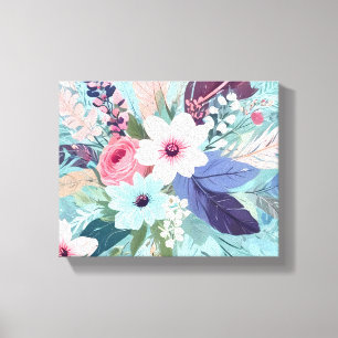 Pulverblaue Blüte Leinwanddruck