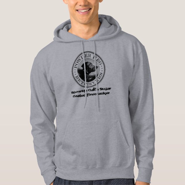 Pulverfass-Retriever-Sweatshirt Hoodie (Vorderseite)