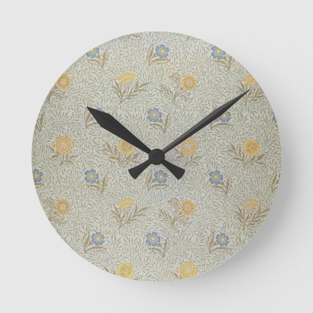 "Pulverisierte" Entwurf (Gewebe) Runde Wanduhr (Vorderseite)