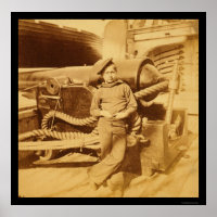 Pulvermonkey auf der USS Pawnee 1862