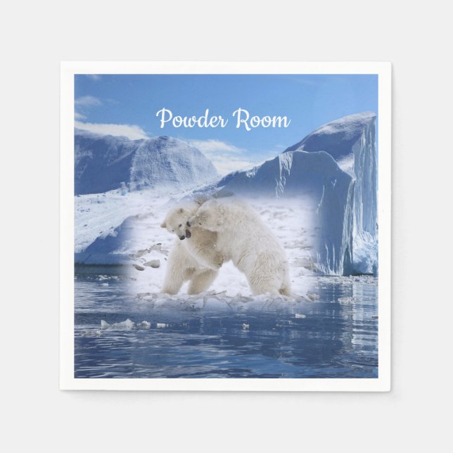 Pulverpapier Napkins Serviette (Vorderseite)