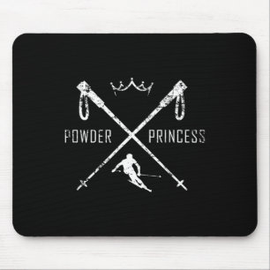 Pulverschnee-Shirt Mousepad