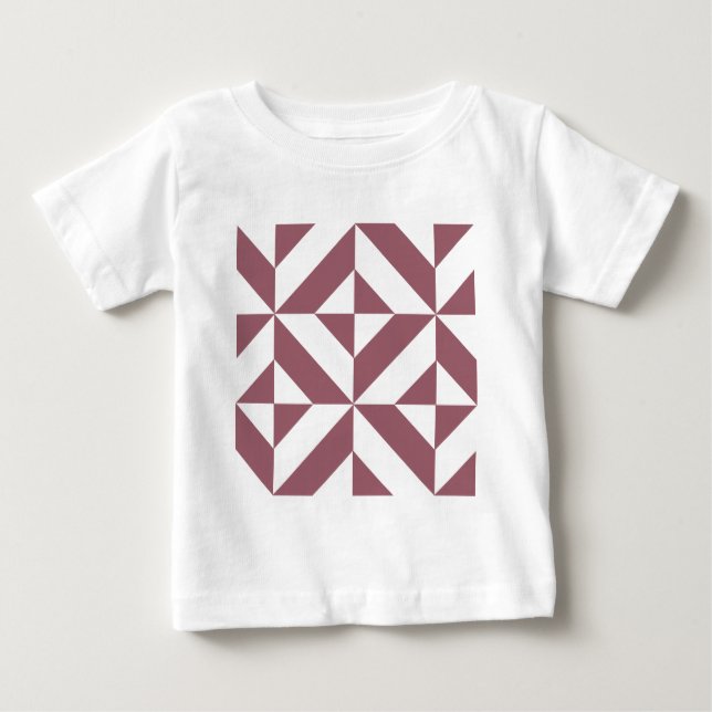 Pum Geometric Deko Cube Pattern Baby T-shirt (Vorderseite)