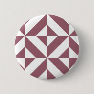 Pum Geometric Deko Cube Pattern Button