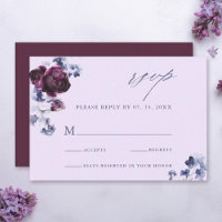 Pum Lila & Indigo Blauer Blumenstrauß Hochzeitsfei