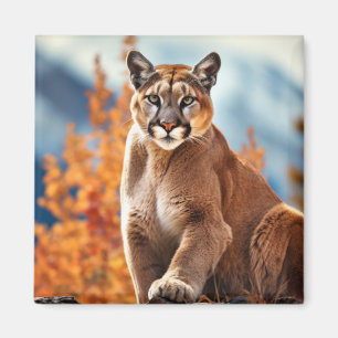Puma Animal Wildlife Wilderness Frische Pasta mach Magnet