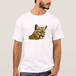 Puma - Berglöwe-Entwurf - wilder Puma T-Shirt