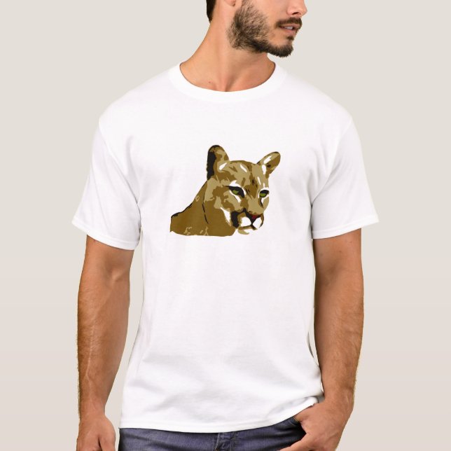 Puma - Berglöwe-Entwurf - wilder Puma T-Shirt (Vorderseite)