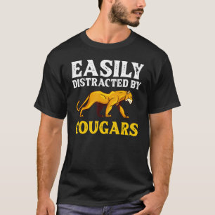 Puma Berglöwe Tier Katze Kopf Süße Wildkatze T-Shirt