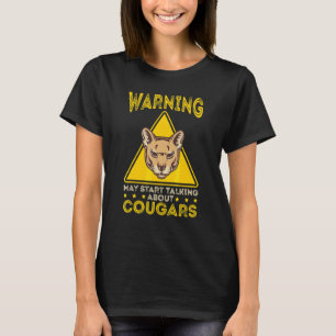 Puma Berglöwe Tier Katzenkopf Süße Wildkatze T-Shirt