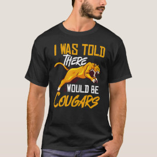 Puma Berglöwe Tier Katzenkopf Süße Wildkatze T-Shirt