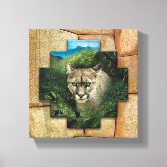 Puma - Canvas Wrap Wandkunst Leinwanddruck (Vorderseite)